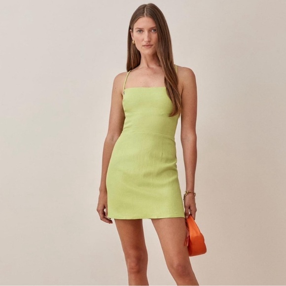 Reformation Karsten Linen Dress - Picture 1 of 8